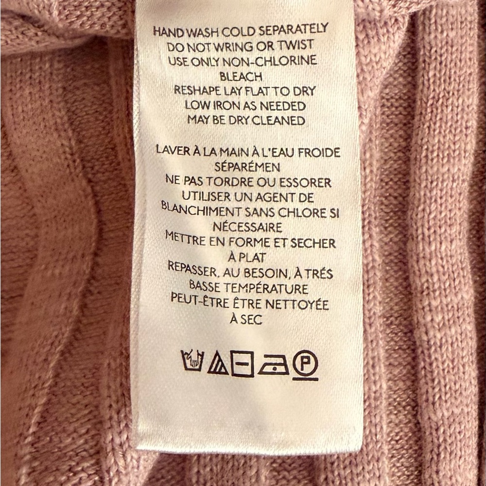 Free People Beach Veda Ribbed Sweater Womens Size Medium Sleeveless Pink Layer - Picture 10 of 11